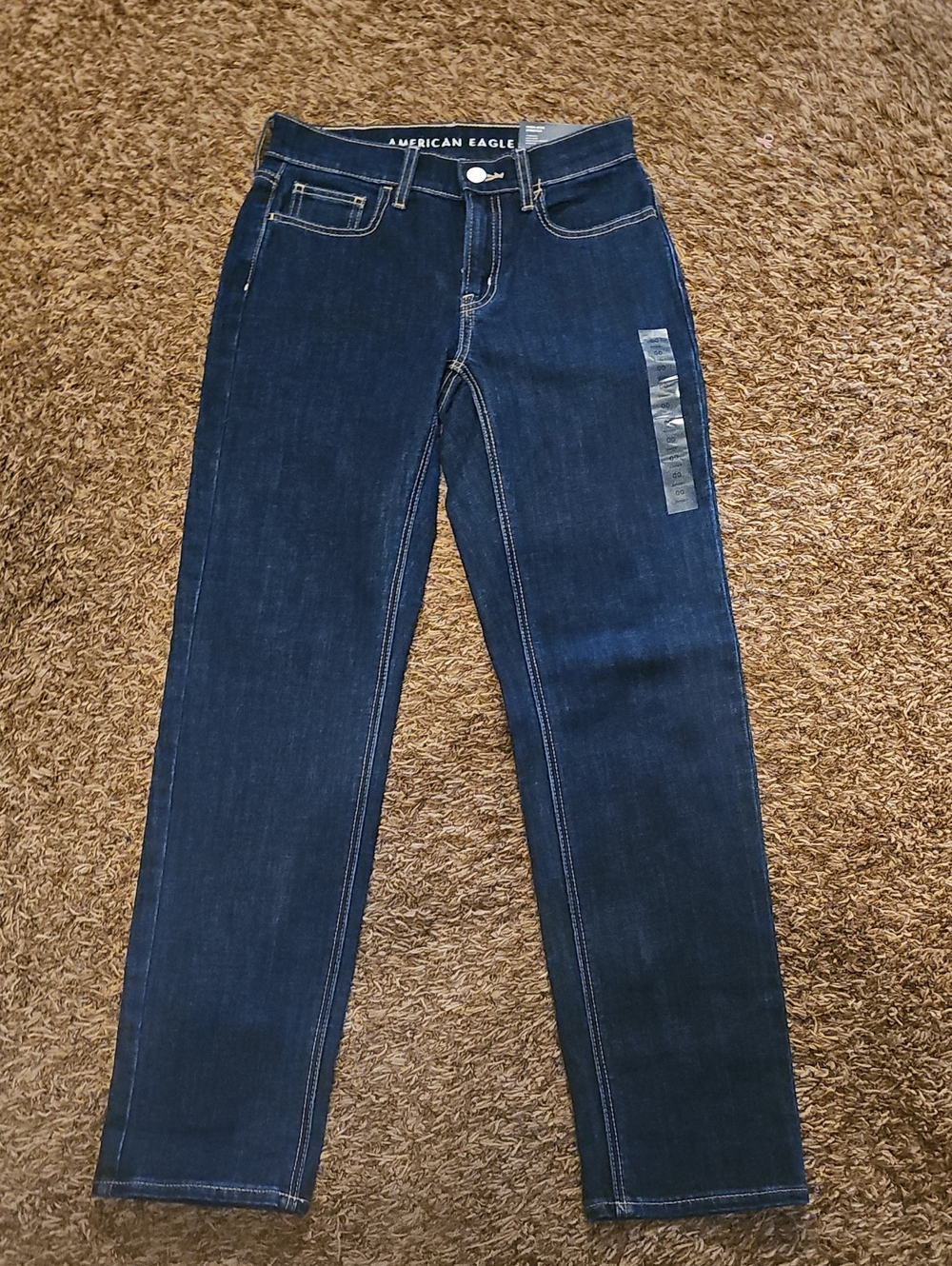 American Eagle Outfitters Navy Skinny High-Rise Jeans